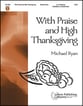 With Praise and High Thanksgiving Handbell sheet music cover
